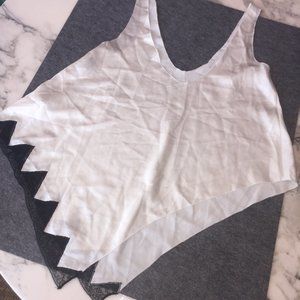 Alexander Wang Satin & Lace Black & White Cami - S